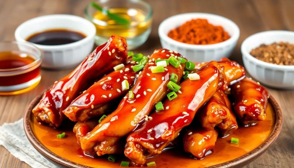 Recette : ailes de poulet laquées au miel et sauce soja