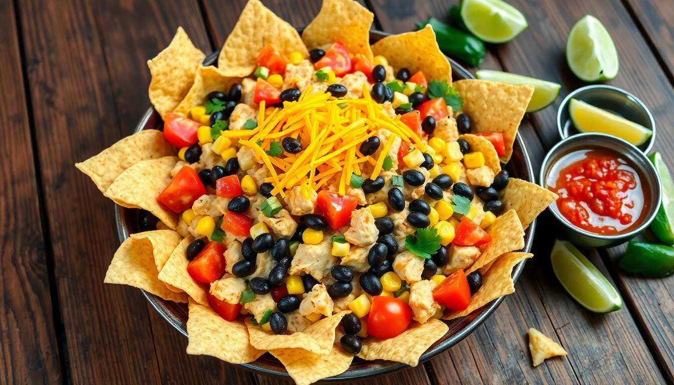 Salade de poulet tex-mex : recette savoureuse et épicée