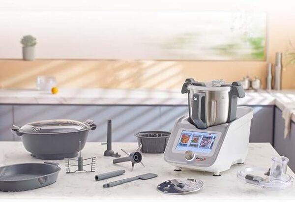 Robot Cuiseur Connecté 800 Recettes Cuisioxtconnect Gris Kitchencook