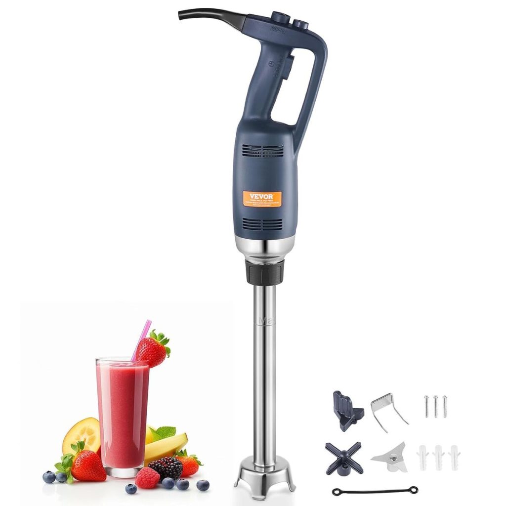 Test : mixeur plongeant VEVOR 350 W, tige 406 mm, inox, vitesse variable