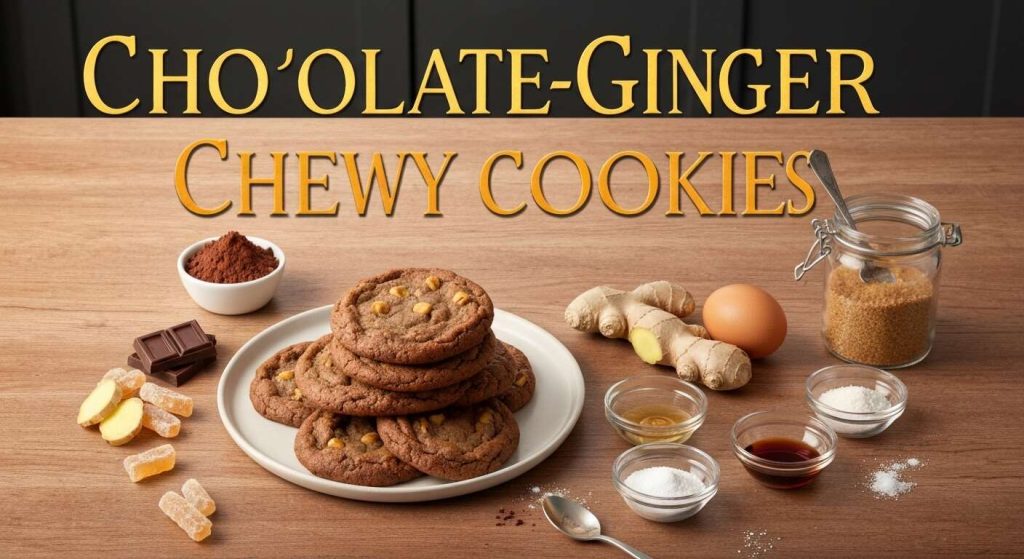 Biscuits moelleux chocolat-gingembre de Martha Stewart