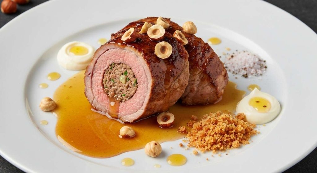 Tendrons de veau farcis sauce miel