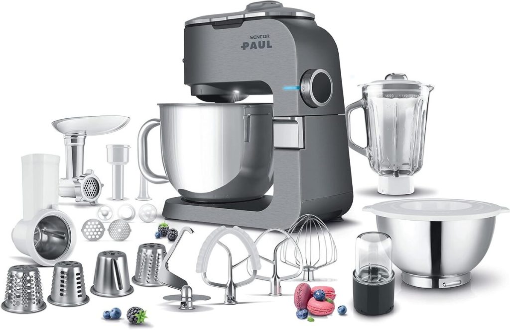 Test : robot pâtissier Sencor Premium 1500W, full metal et silencieux