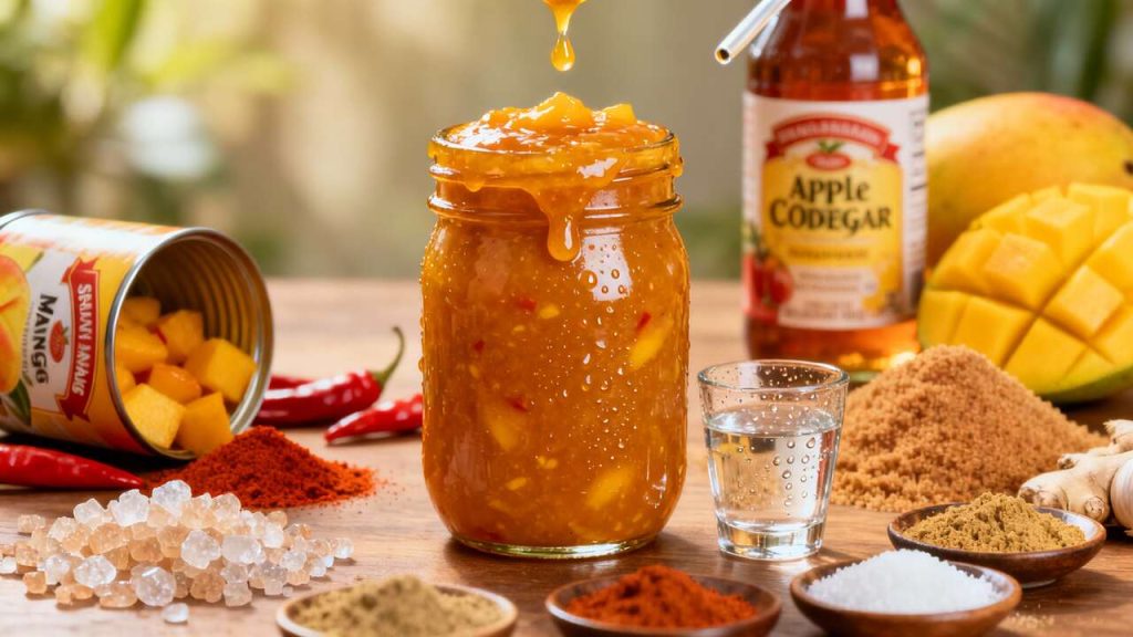 Recette de sauce épicée à la mangue : sauce piquante à la mangue maison