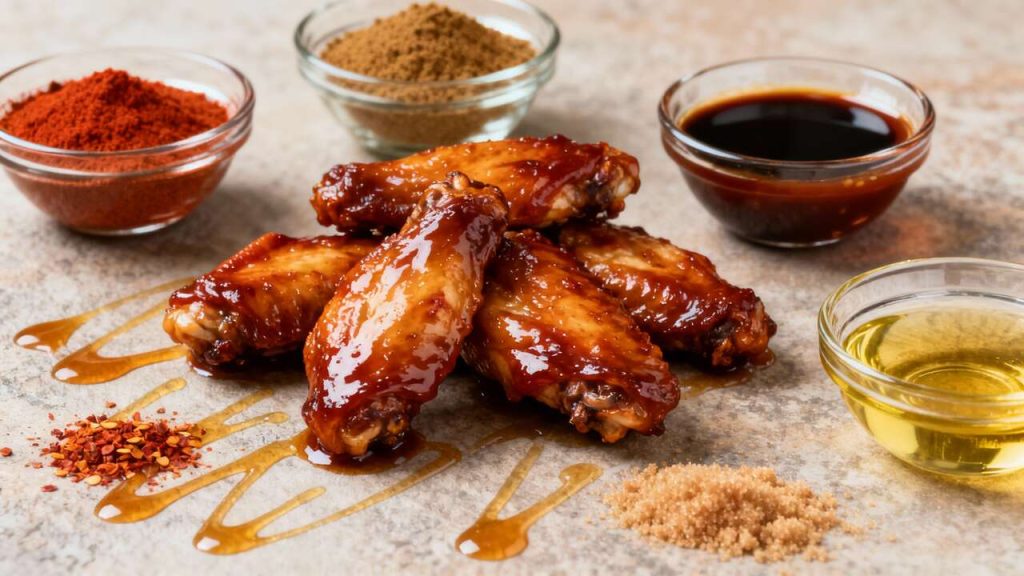 Ailes de poulet caramélisées façon Texas : recette savoureuse