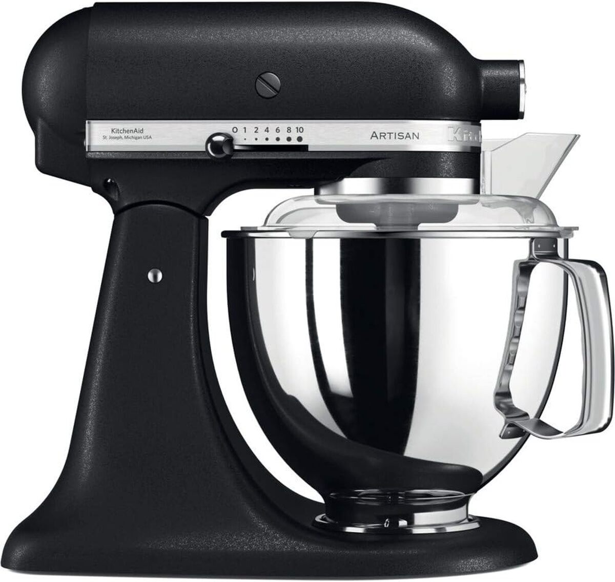 Robot Patissier + Kit De 3 Accessoires KitchenAid Artisan 5ksm150pseemc Argent