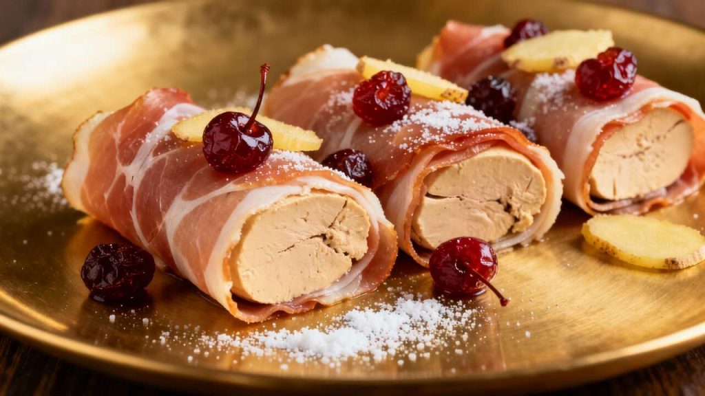 Bonbons de foie gras à la cerise et au gingembre : recette gourmande