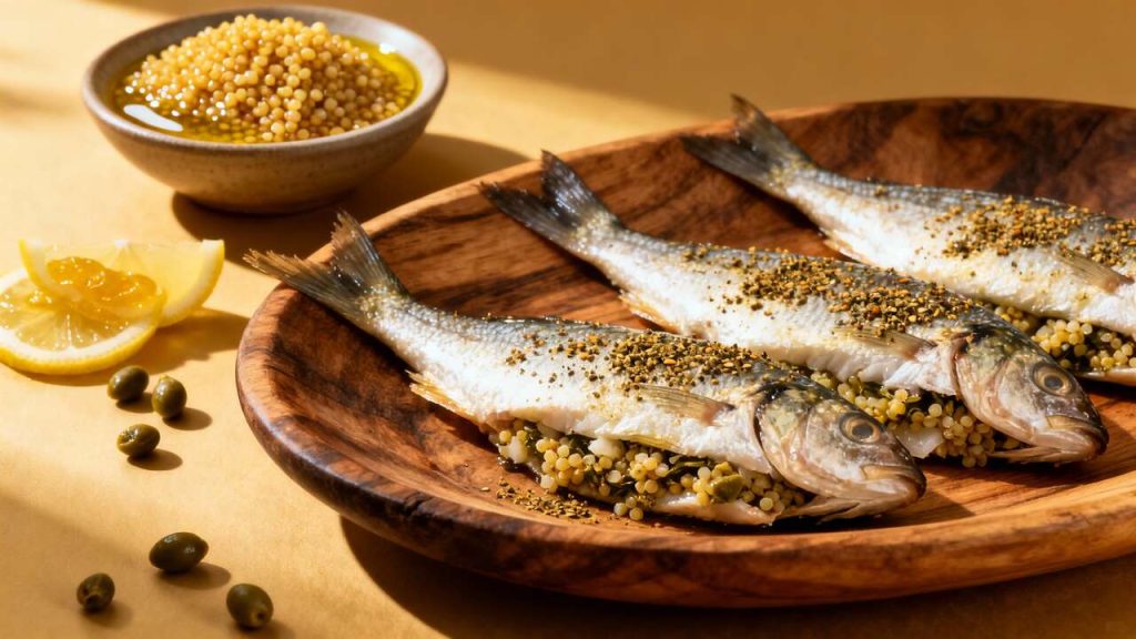 Petits rôtis de perche farcis : recette aromatique et légère