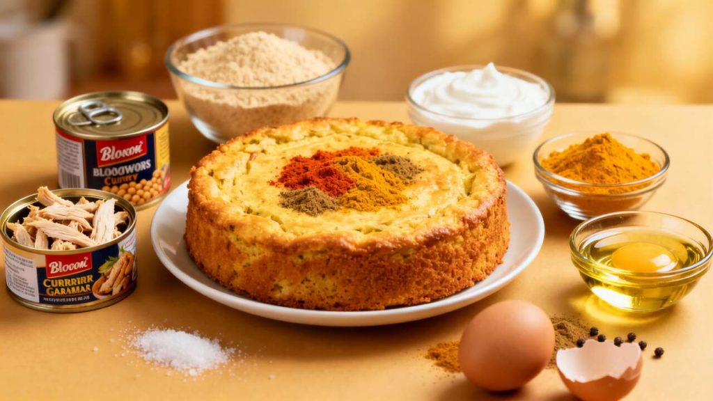 Cake au Poulet à l'Indienne : recette Bollywood Saveurs