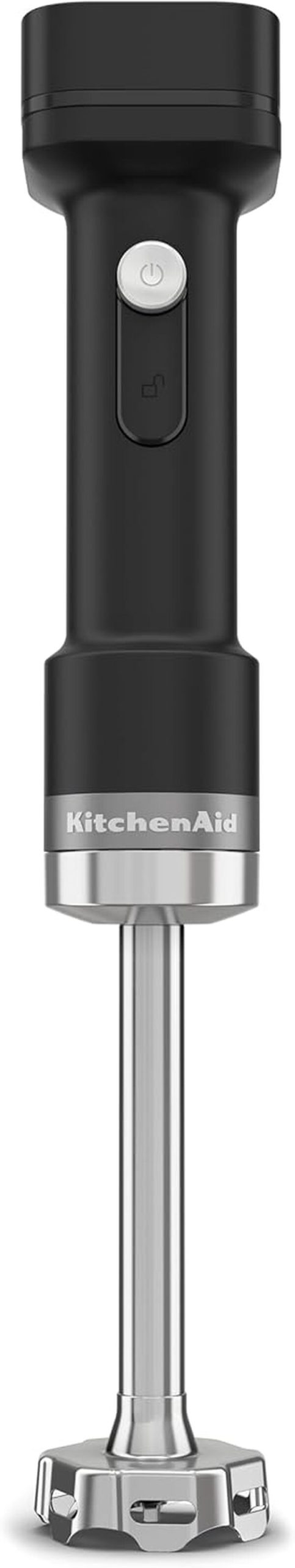 Kitchenaid Mixeur plongeant sans fil - Kitchenaid Go - Mixeur plongeant portable et récipient mélangeur - Avec batterie - 700 ml - Noir