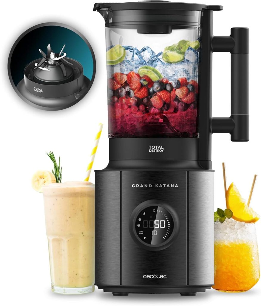 Test du Cecotec Blender Glass Grand Katana 2700MAX : puissance et design