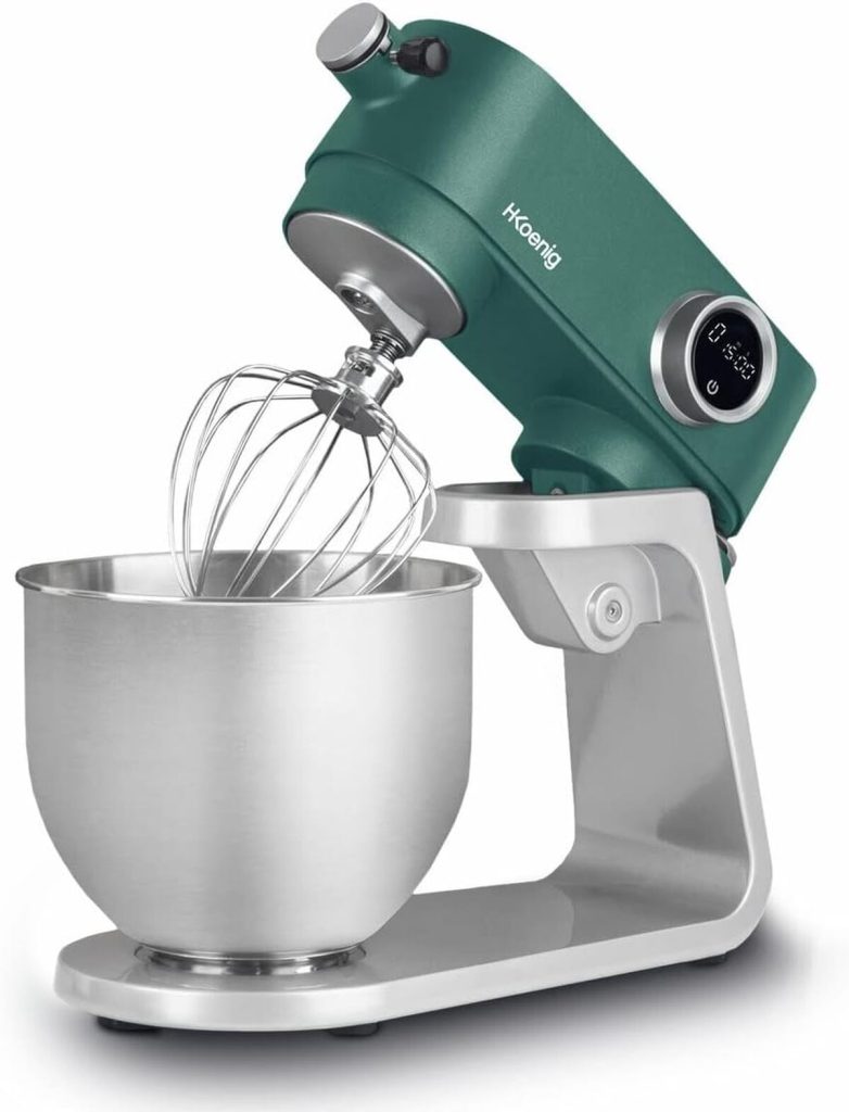 Test : robot pâtissier 800W H.Koenig KM128 vert mat