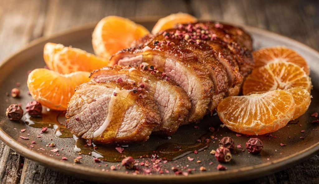 Magret de canard aux clémentines et Cointreau : recette gourmande