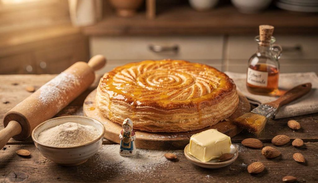 Recette de la galette des rois : frangipane traditionnelle aux amandes torréfiées