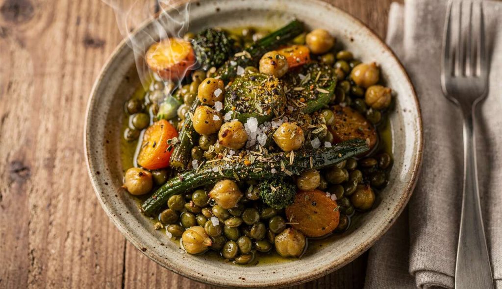 Légumes d'hiver confits au four : recette savoureuse