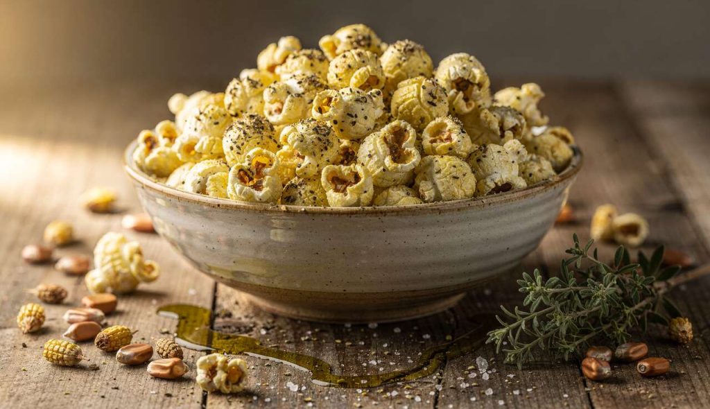 Recette de popcorn au zaatar sauvage