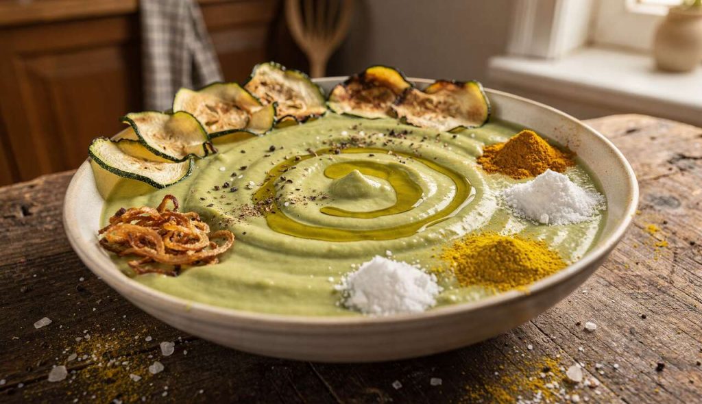 Velouté de courgettes au curry : recette gourmande et facile