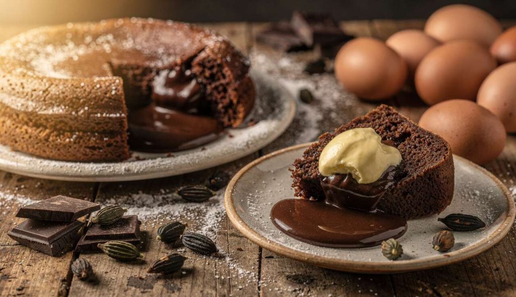 Fondant au chocolat et cardamome noire fumée : une recette gourmande