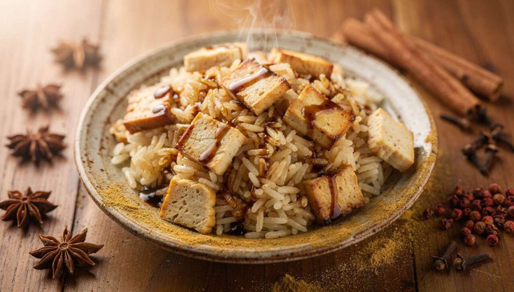 Recette Fried Rice aux 5 parfums : explosion de saveurs !