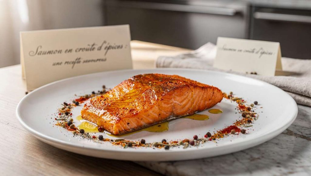 Saumon en croûte d'épices : une recette savoureuse