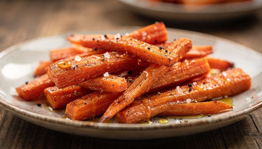 Bâtonnets de carottes à la harissa : recette épicée express