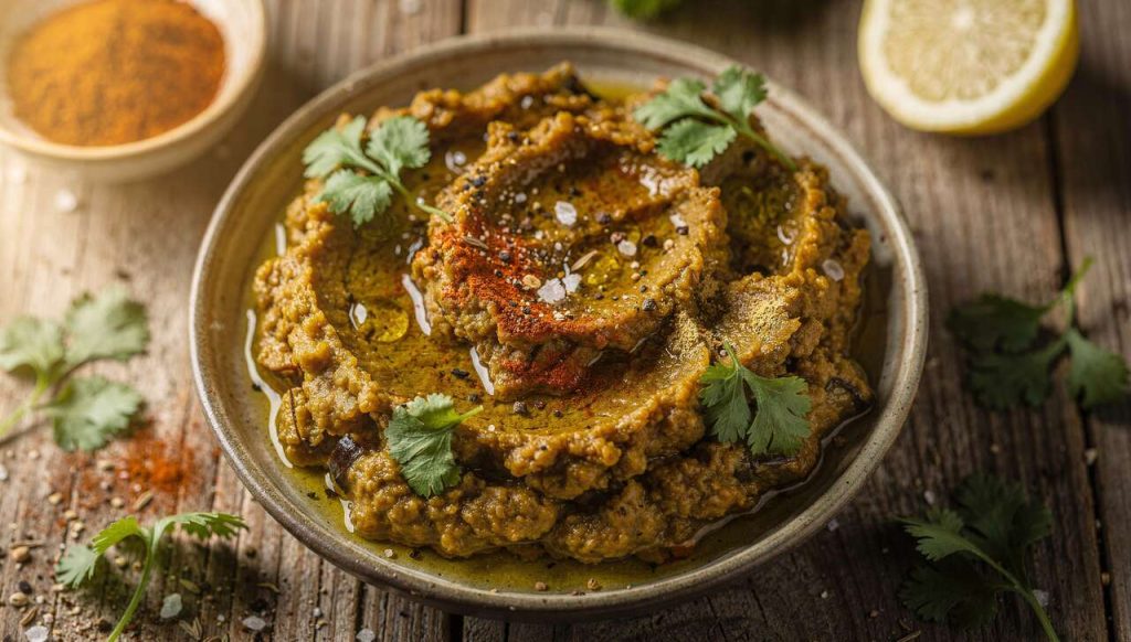 Caviar d'aubergines frites aux épices : recette savoureuse et facile