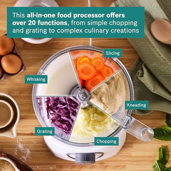 Découvrez notre test détaillé du robot de cuisine compact Bosch MultiTalent 3 700 W : un concentré de performance pour vos préparations culinaires du quotidien