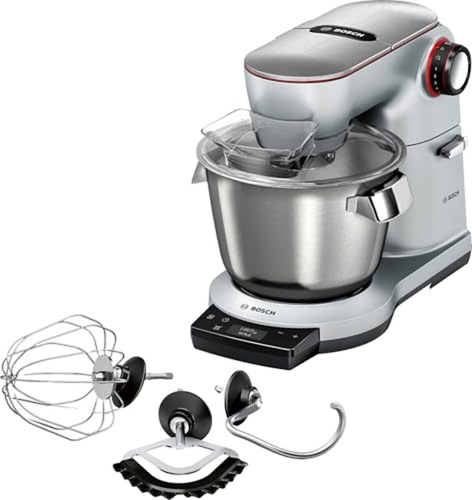 Test du robot de cuisine Bosch MUM9AX5S00 : variateur de vitesses 1600 W argenté