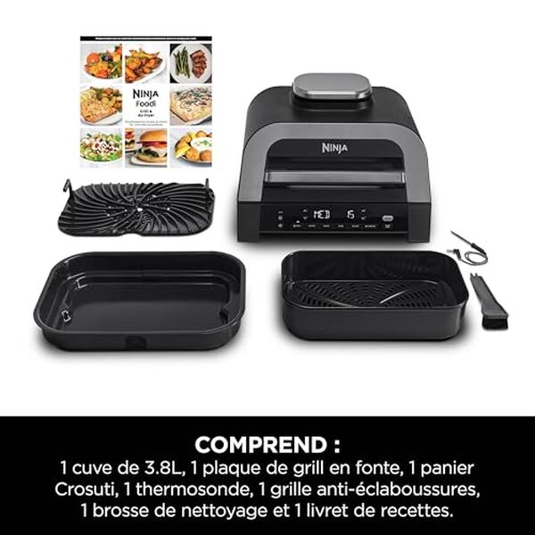 Découvrez notre test détaillé du Ninja MAX DG551EU : un appareil innovant combinant grill et friteuse sans huile pour une cuisine saine et savoureuse.