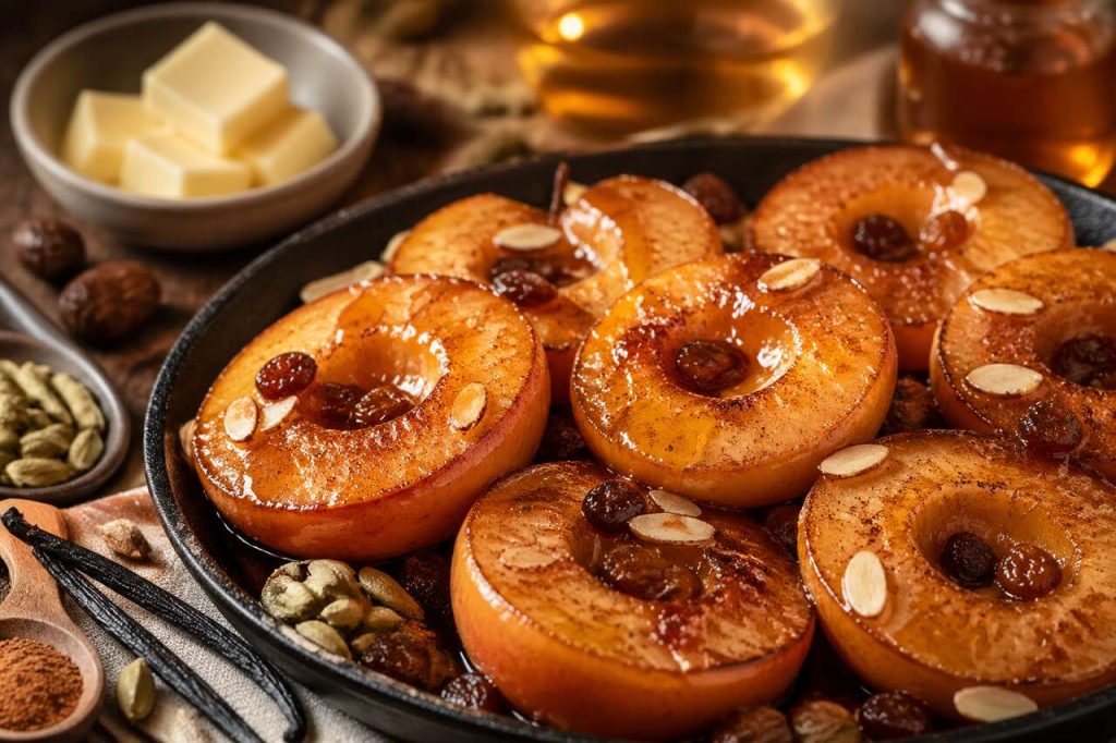 Pommes rôties à la cannelle : recette gourmande