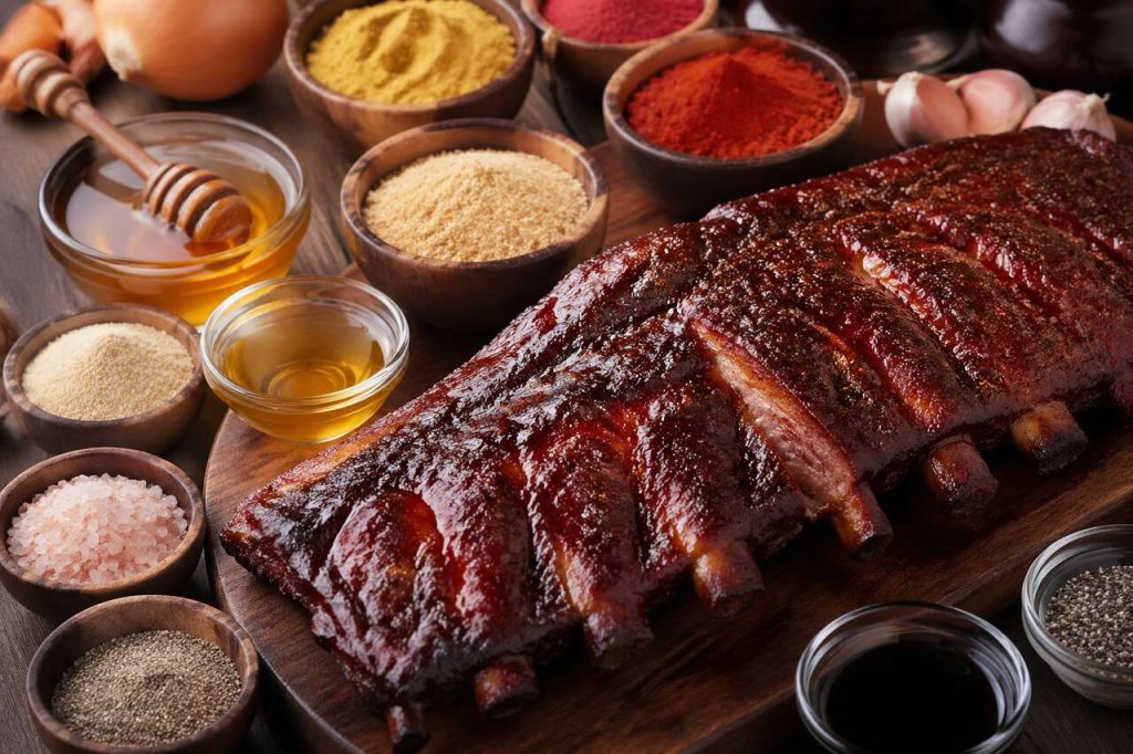 Recette de ribs de porc marinés au BBQ