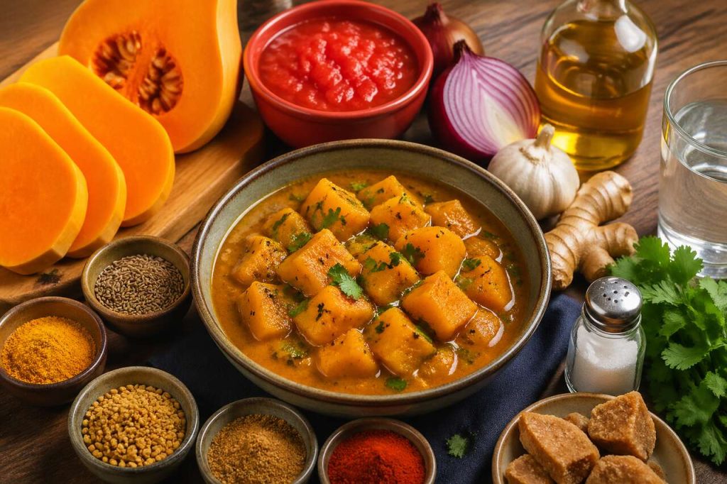Recette kaddu curry : délice indien à la courge