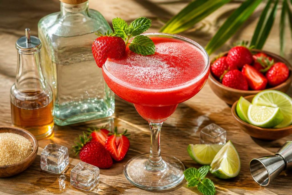 Recette du daiquiri à la fraise facile et rafraîchissant