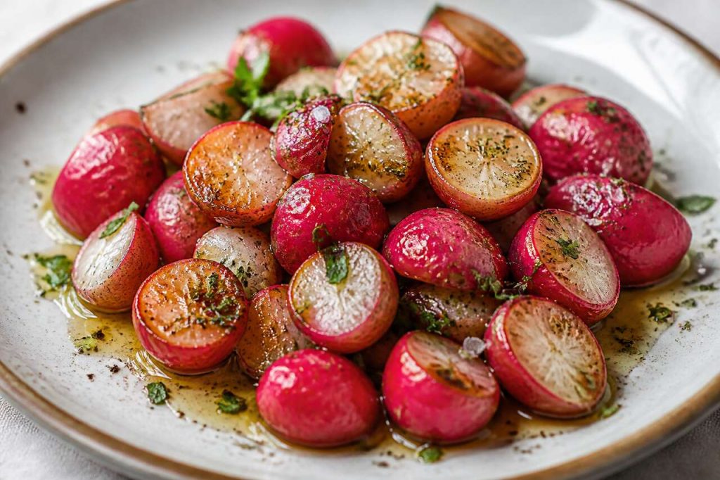 Recette de radis au beurre noisette