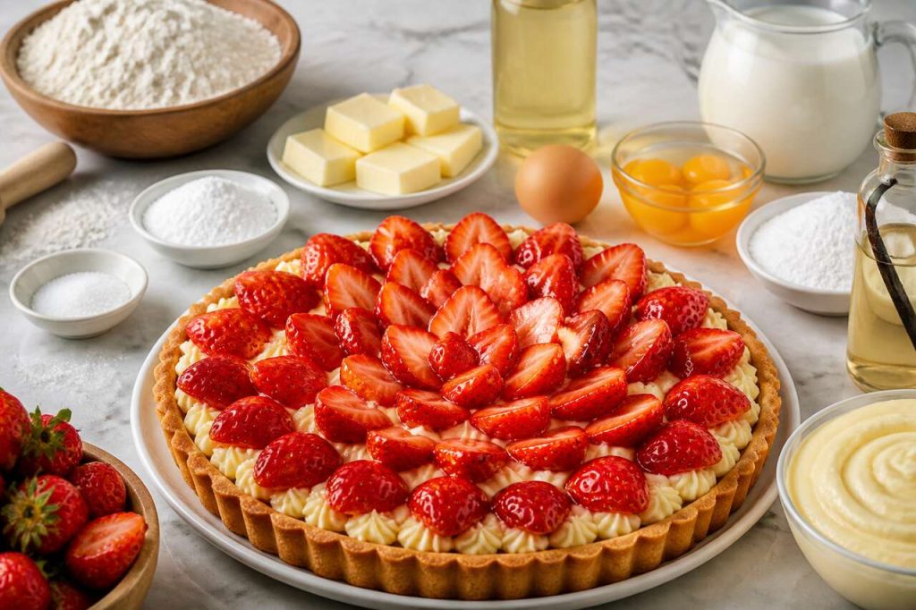 La meilleure recette de tarte aux fraises