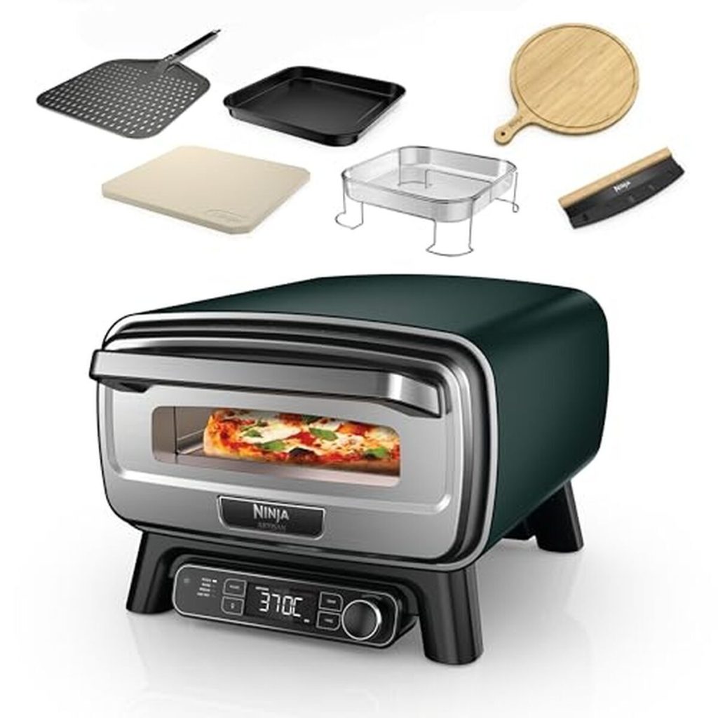 Test : four à pizza et friteuse électrique d'extérieur ninja artisan vert mo201amzeu
