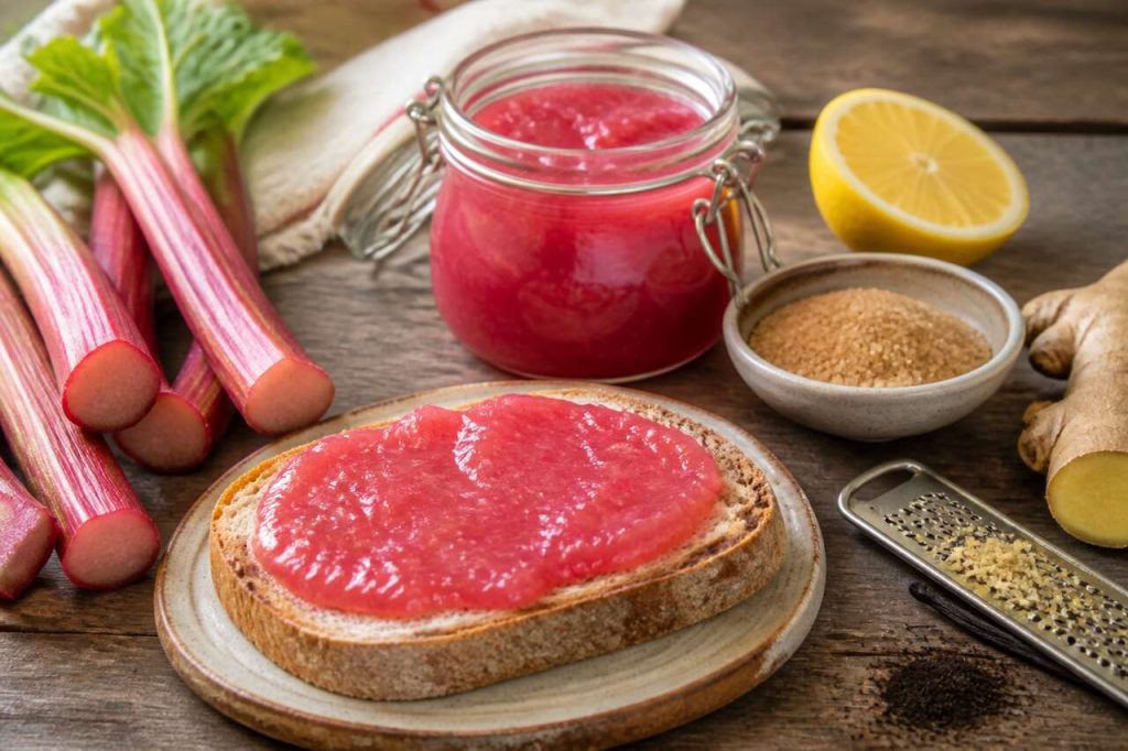 Recette de confiture de rhubarbe maison facile et délicieuse