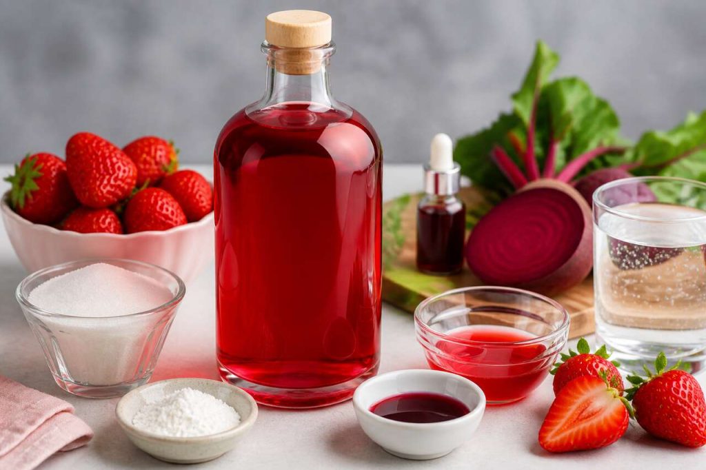 Recette de gin à la fraise maison : simple et rafraîchissante