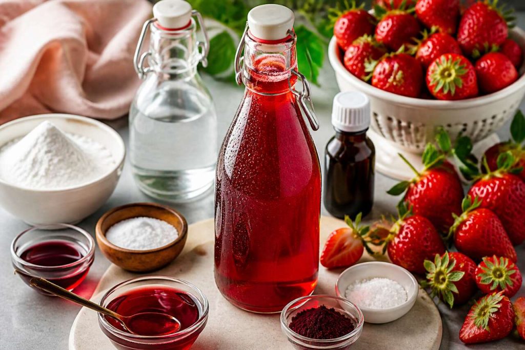 Recette de sirop de fraise maison facile et rapide