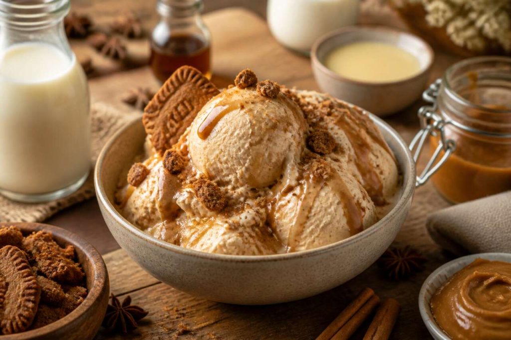 Recette de glace au spéculoos maison