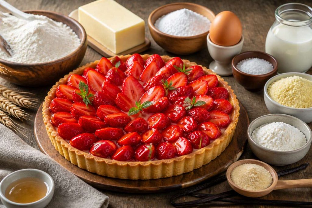 Recette de tarte sablée aux fraises : un dessert irrésistible