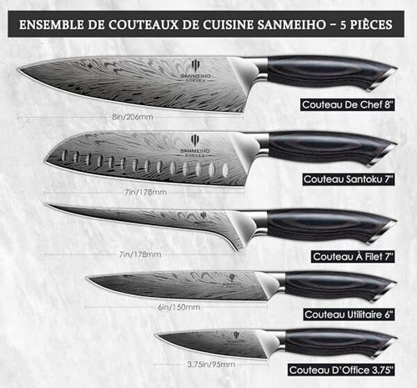 Découvrez notre test complet des couteaux japonais Sanmeiho. Précision de coupe exceptionnelle, design raffiné et performance professionnelle pour votre cuisine. 