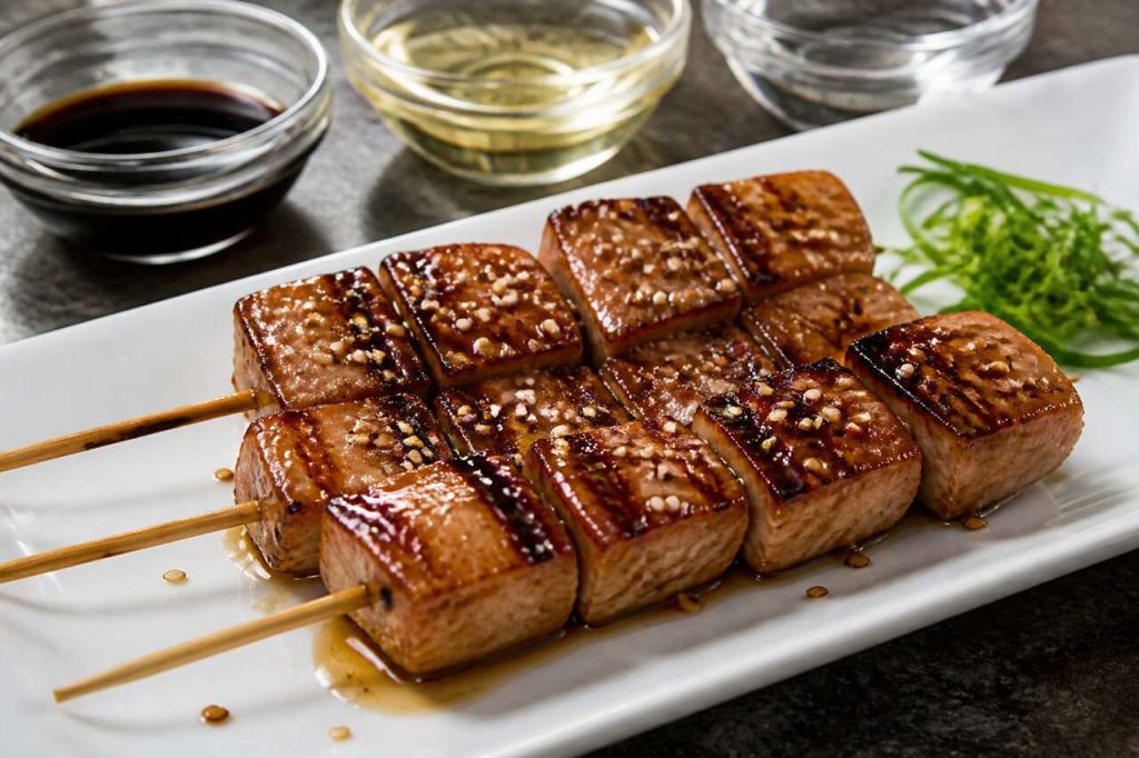 Recette de brochettes de thon teriyaki