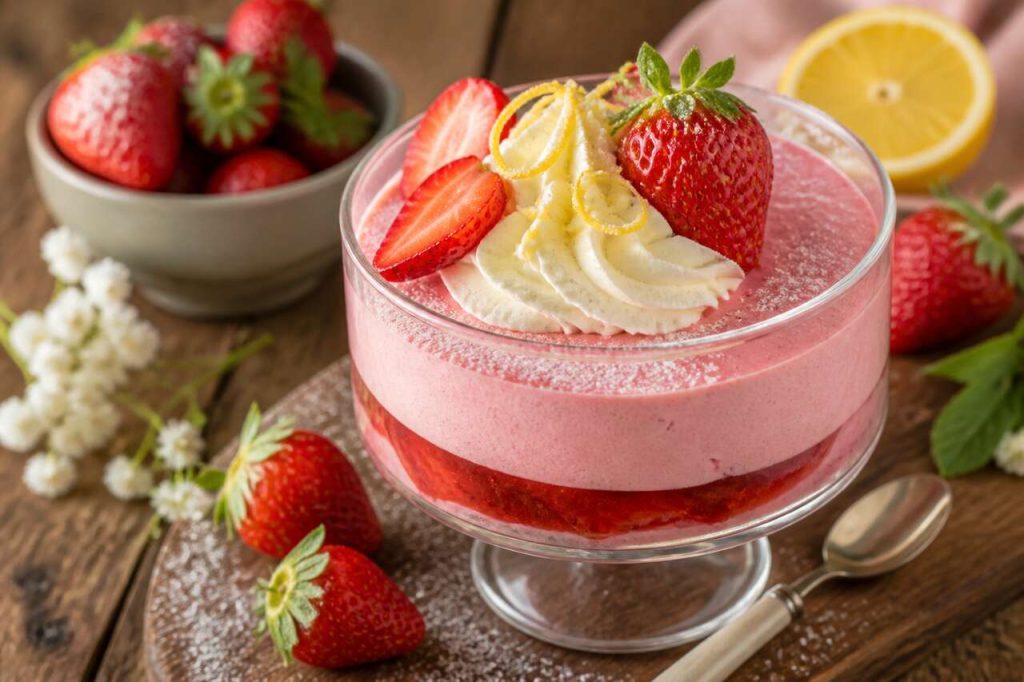 Recette facile de mousse à la fraise