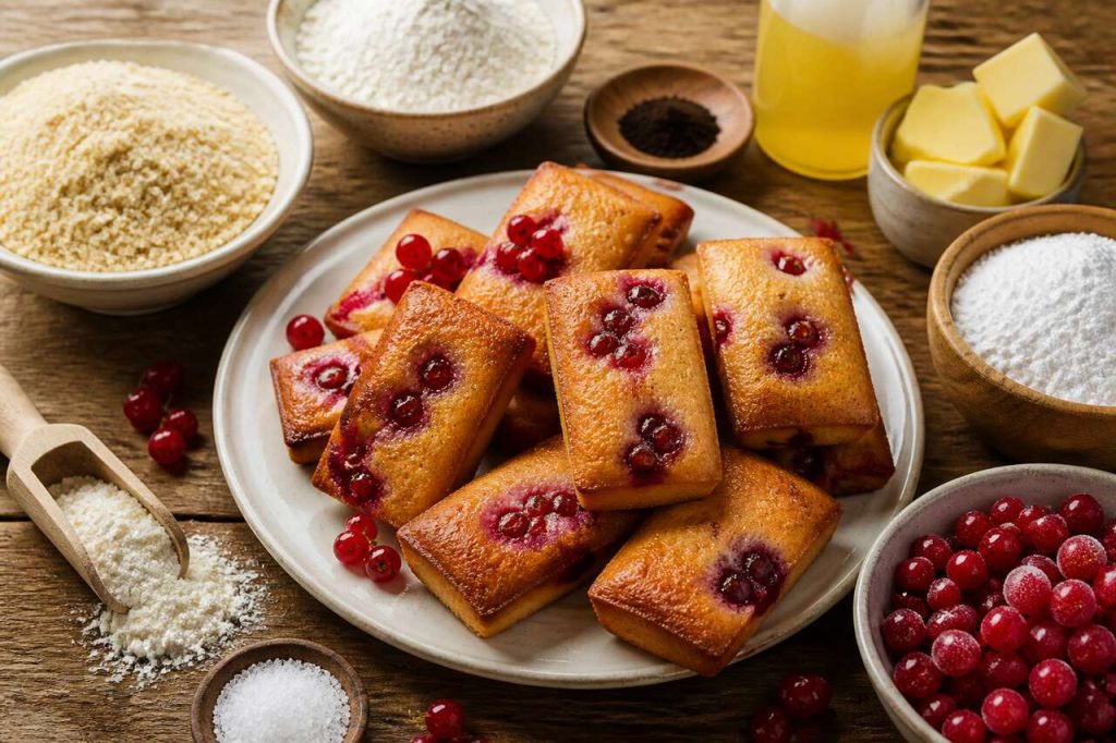Recette de financiers aux groseilles : un délice moelleux et fruité