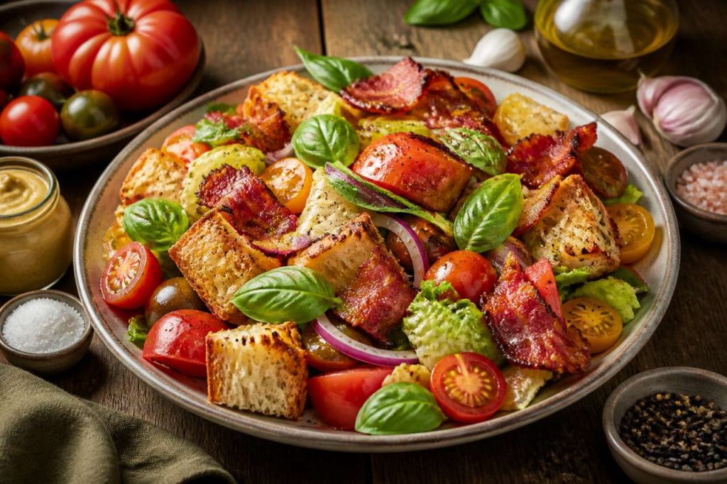 Recette de panzanella façon BLT