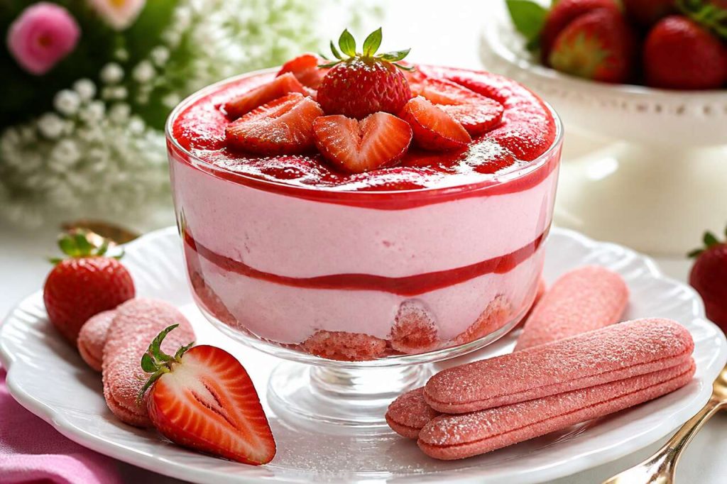 Recette de mousse à la fraise et au mascarpone