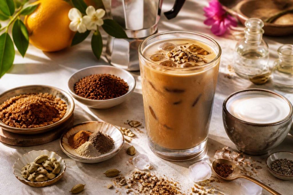 Recette du café glacé épicé à la méditerranéenne
