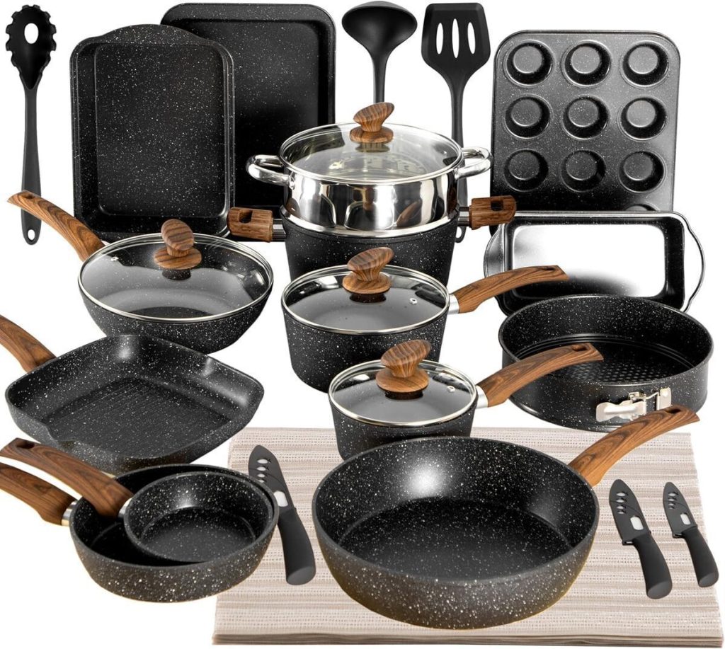 Test : ensemble de cuisine antiadhésif Kitchen Academy 30 pièces