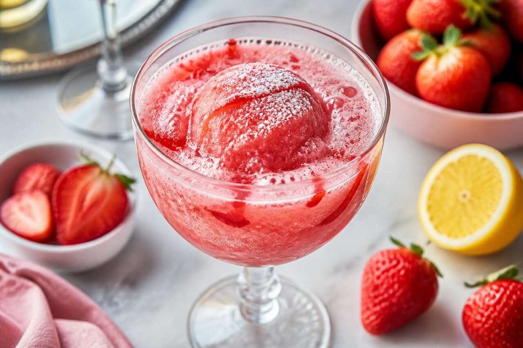 Recette du sgroppino aux fraises : le cocktail italien rafraîchissant